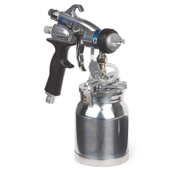 Graco HVLP Edge II Plus Gun with 1 qt. Metal cup and #3 Quick Release Fluid Set Part # 17P484