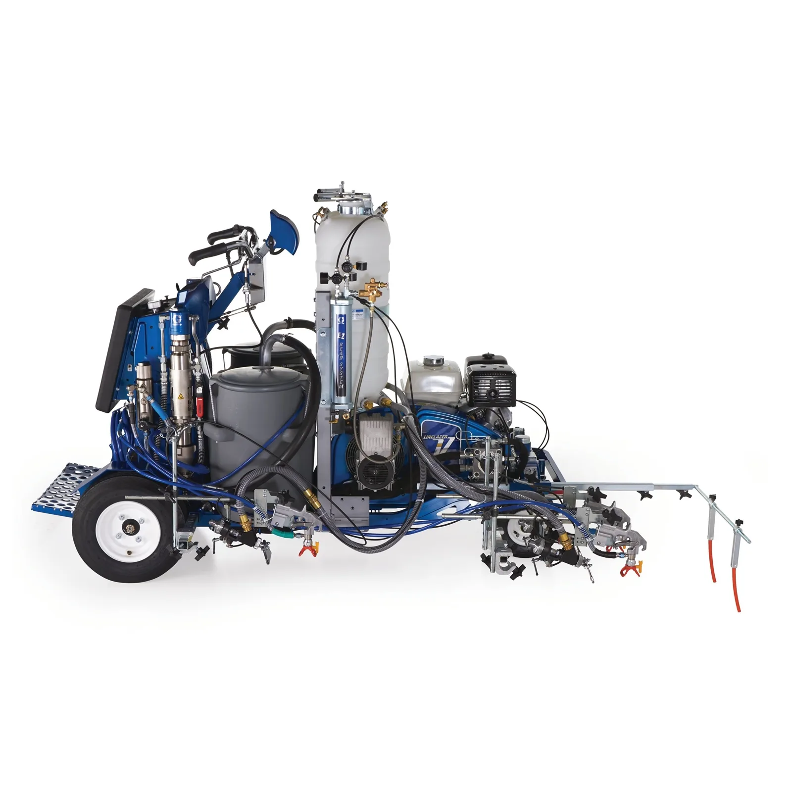 Graco LineLazer V 250DC HP Reflective Series, Three Guns, Automatic, Pressurized Beads Installed 2-Tanks Part # 17H474