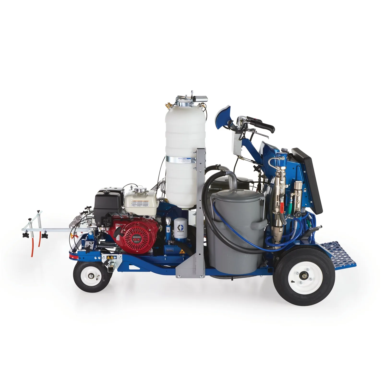 Graco LineLazer V 250DC HP Reflective Series, Three Guns, Automatic, Pressurized Beads Installed 2-Tanks Part # 17H474