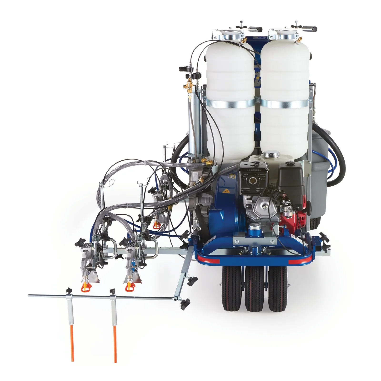 Graco LineLazer V 250DC HP Reflective Series, Three Guns, Automatic, Pressurized Beads Installed 2-Tanks Part # 17H474