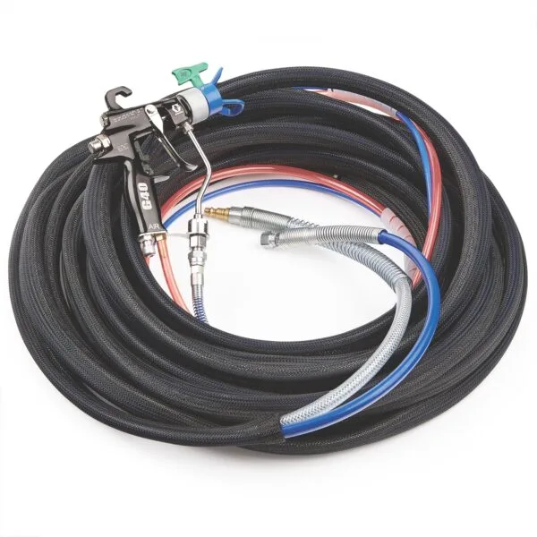 Graco G40 Gun with RAC X Tip and 50 ft. Super-Flex™ Fluid and Air Hose Set Part # 24U891