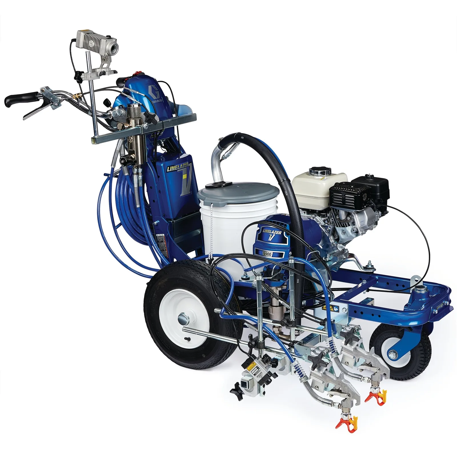 Graco LineLazer V 5900 HP Automatic Series, Two Guns, (1A/1M) and LazerGuide 2000 Laser-Guided Layout System Part # 17U802