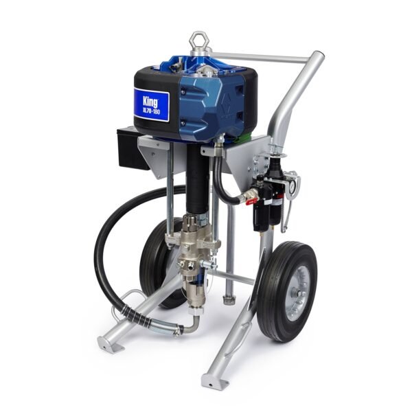 Graco King, 60:1, No Filter, Heavy-Duty Cart, with Hose / Gun, Lubricator Part # K60NH2