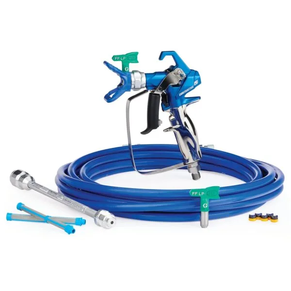 Graco Contractor PC Gun Hose Kit with RAC X FFLP 210, FFLP 312, 3/16 in. x 25 ft. Hose, Extension, Filters, Solvent Kit 17Y220