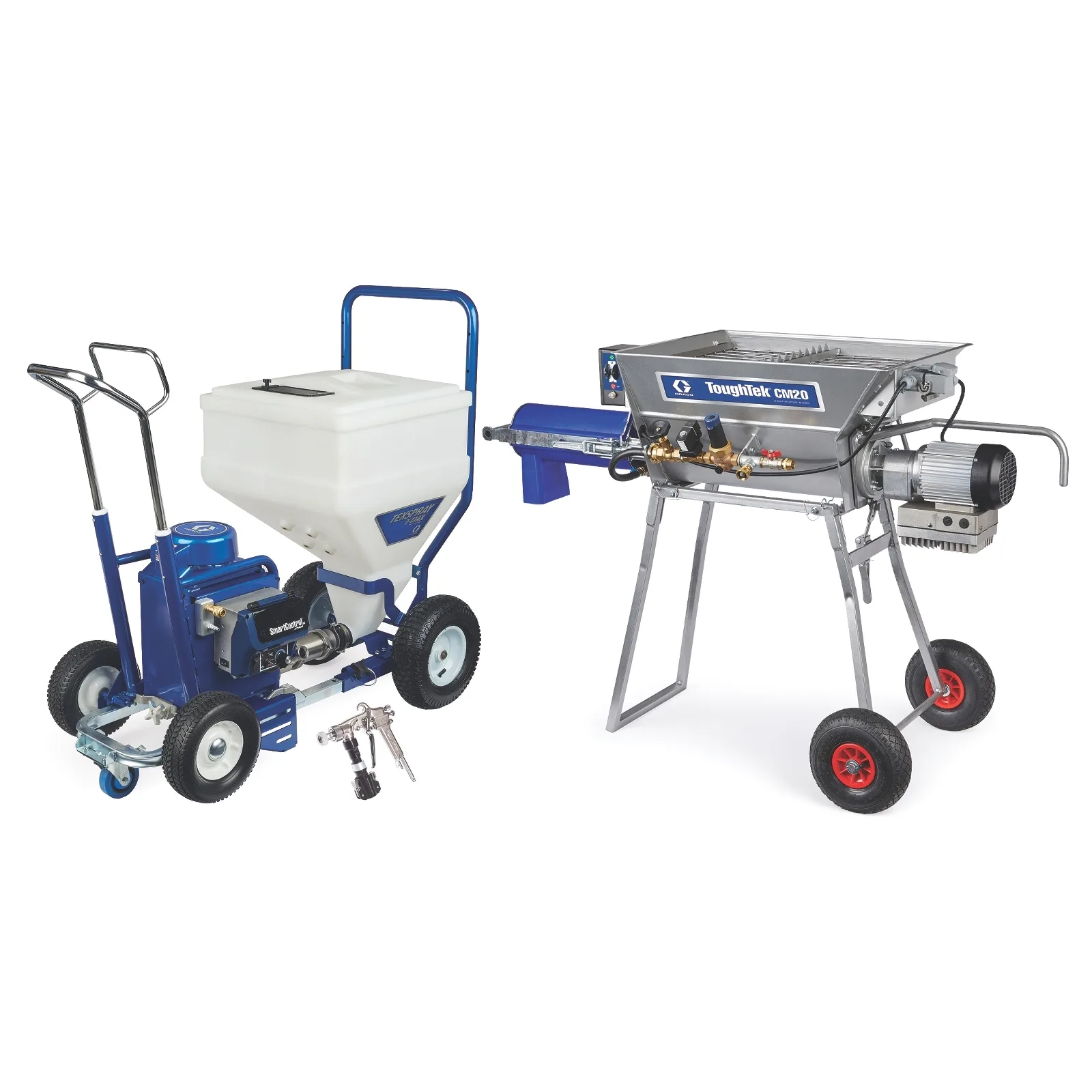 Graco TexSpray T-MAX 6912, 100 ft. Air-Assisted with STX Gun, Mixer and Hopper Part # 17Z703