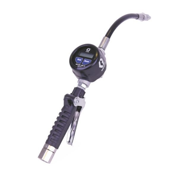 Graco 25C904 EM8 Electronic Manual Oil/Anti-Freeze Meter, Flexible Extension, 1/2" Inlet - NPT